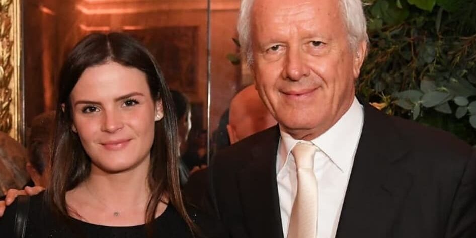 Veruschka Wirth insieme al padre, Roberto Wirth